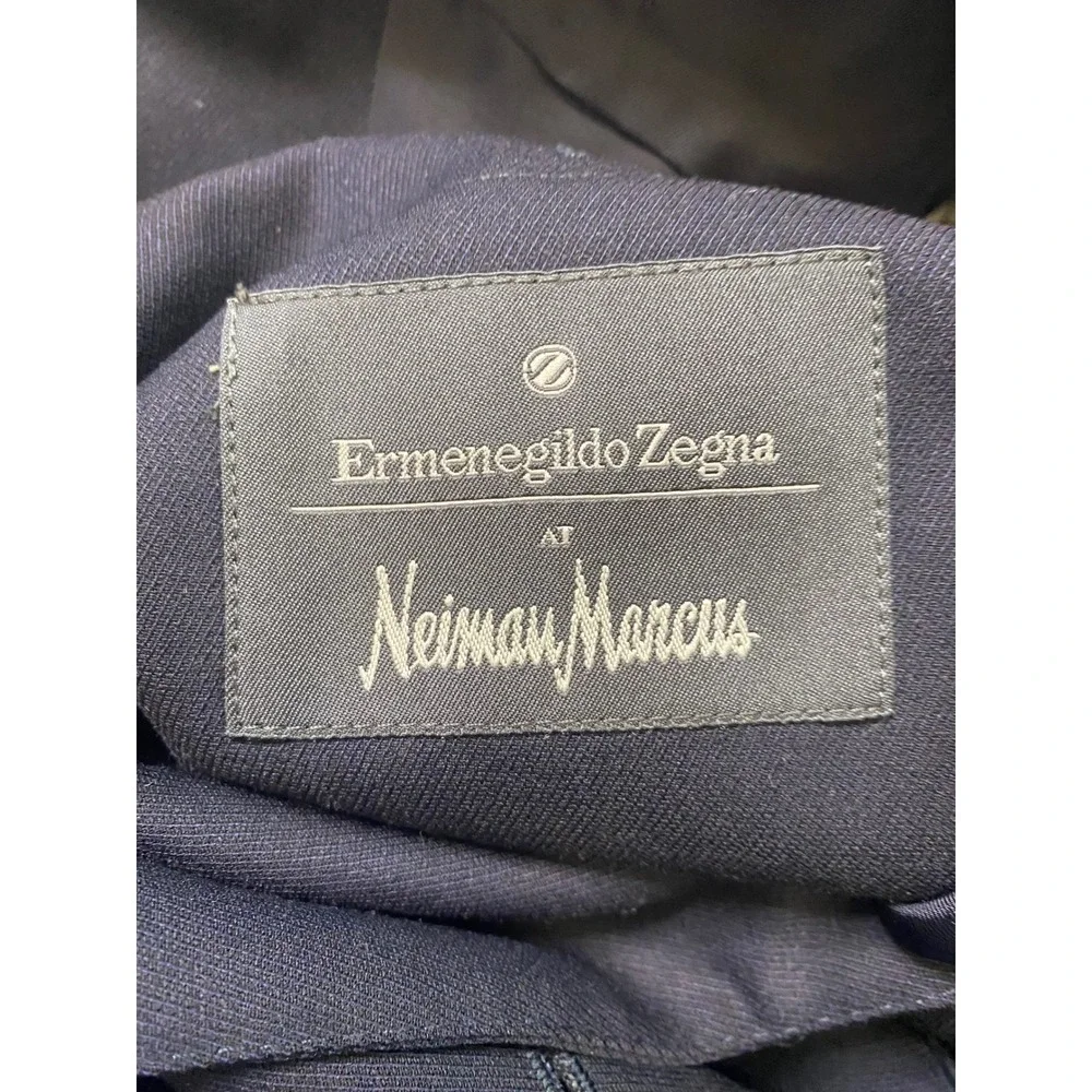 Ermenegildo Zegna Traveller 3-Button Blazer Navy Mens 41S‎ Wool Blend Sport Coat